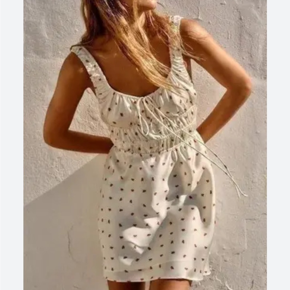Zara Satin Floral Dress
